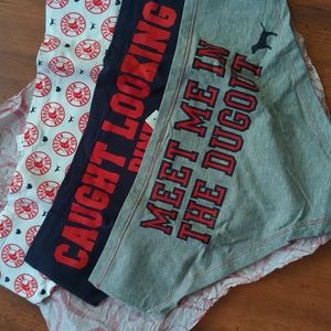 PINK Ladies Hipster Panties - Boston Red Sox - Size L